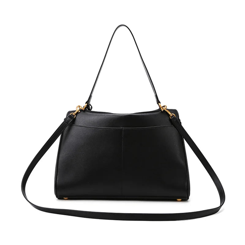 Elegant Suede Tote Bag Luxury Leather Large Capacity Shoulder Bag Minimalist Fashion Commute Handbag Soft Casual Shopping Bag