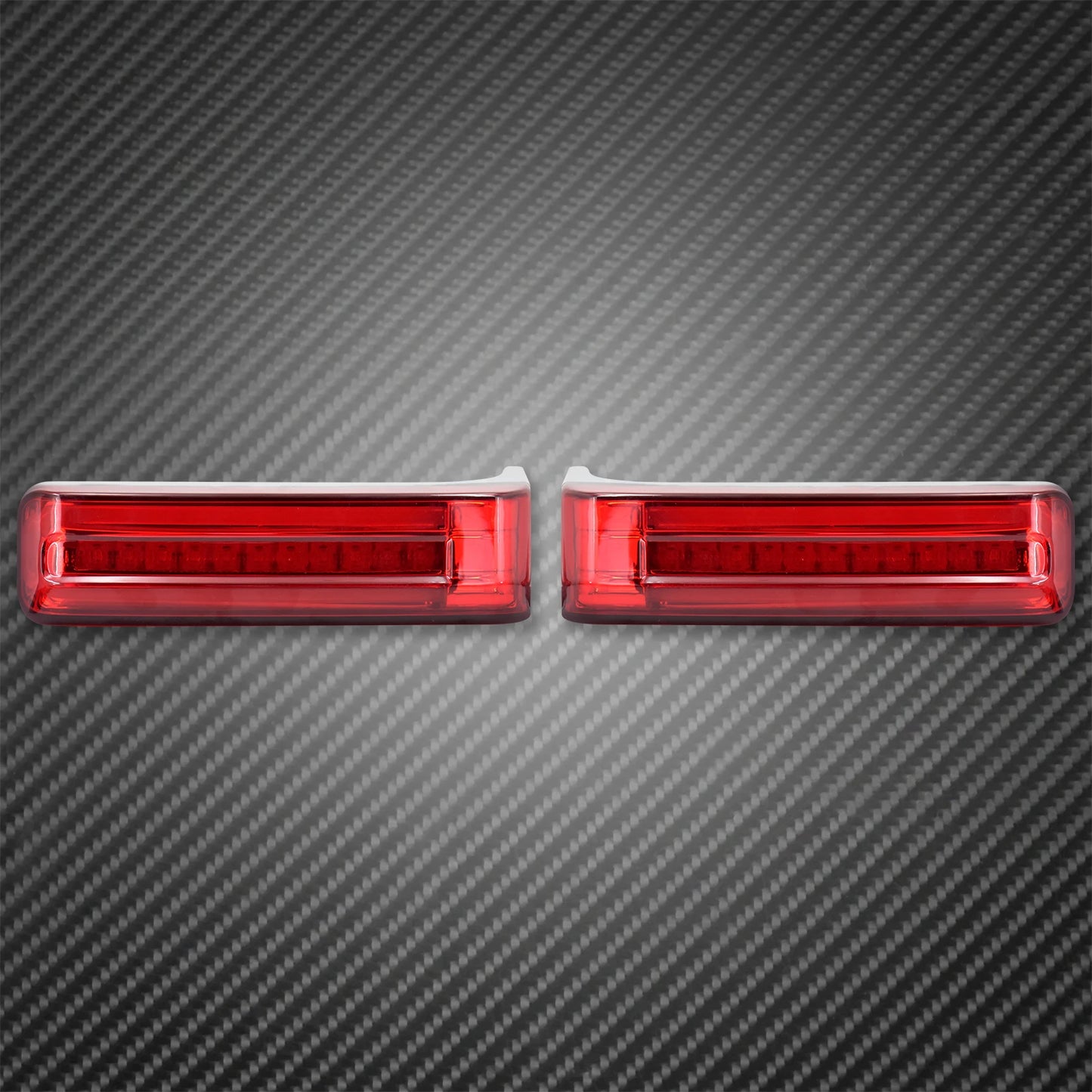 2xMotorcycle LED SaddleBag Turn Lamp Light Run Brake Light For Harley Touring Street Glide Road King FLHR Limited CVO 2014-2022