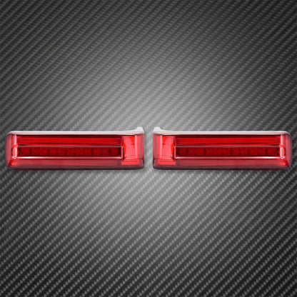 2xMotorcycle LED SaddleBag Turn Lamp Light Run Brake Light For Harley Touring Street Glide Road King FLHR Limited CVO 2014-2022