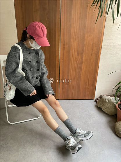 SP&CITY Colored Dotted Sheep Woolen Socks Women's Winter Warm Keeping Middle Tube Socks Casual Thick Korean Fashion Stockings