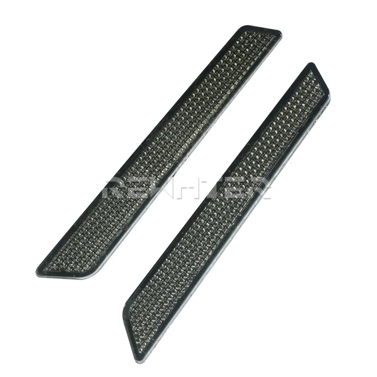 2x Motorcycle Saddlebag Guard Reflector Latch Cover For Harley Touring Electra Street Glide Road King CVO FLHR FLHT 2014-2024