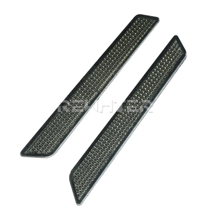 2x Motorcycle Saddlebag Guard Reflector Latch Cover For Harley Touring Electra Street Glide Road King CVO FLHR FLHT 2014-2024