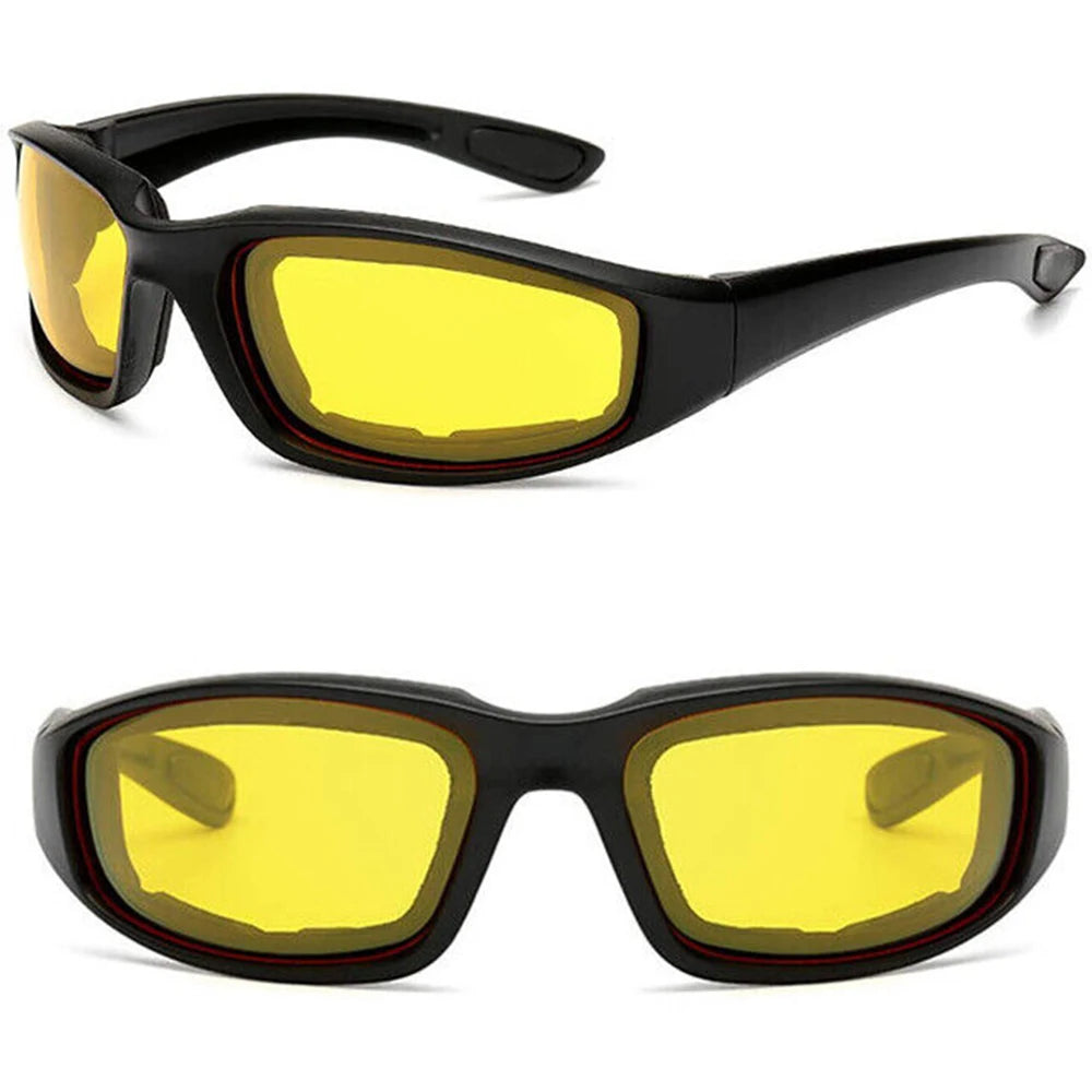 Outdoor UV Protection Goggles Padded Goggles Anti-UV Unisex Sports Sunglasses Eyewear Motorcycle Riding Glasses for Adventurers
