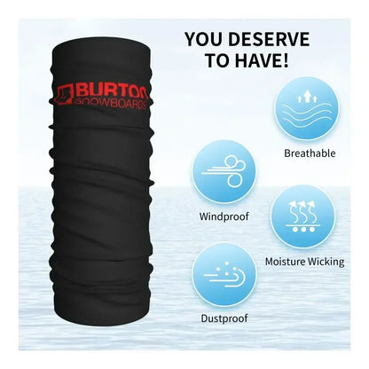 Burton Snowboard Sportive Bandana Neck Cover Printed Wrap Scarf Multifunction Balaclava Outdoor Sports For Men Women Adult