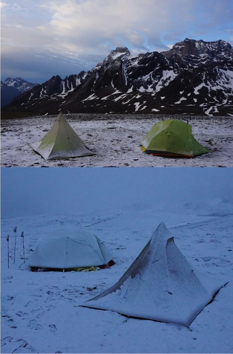 ASTA GEAR Fengyin2 Pyramid Tent Outdoor Ultralight 20D nylon Tent Camping Windproof Hiking Backpacking
