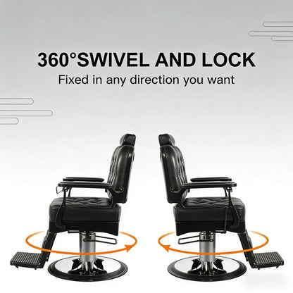 Artist Hand Barber Chair, Hair Salon Chair, Heavy Duty Barber Chair for Barbershop, Tattoo Massage, Beauty Spa,Customized