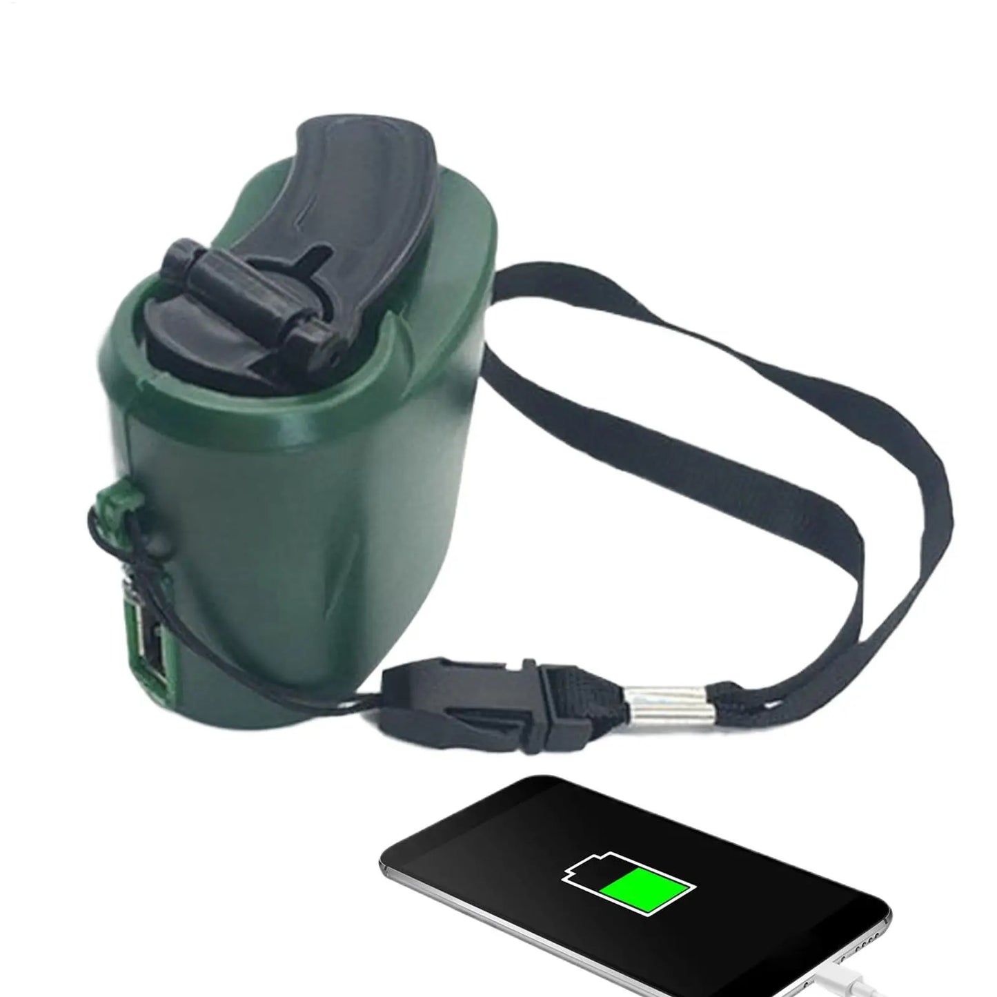 Hand Crank Charger Power Supply Emergencies Gear Backpacking Cellphone Charger for Camping Home Survival Preparedness Outage