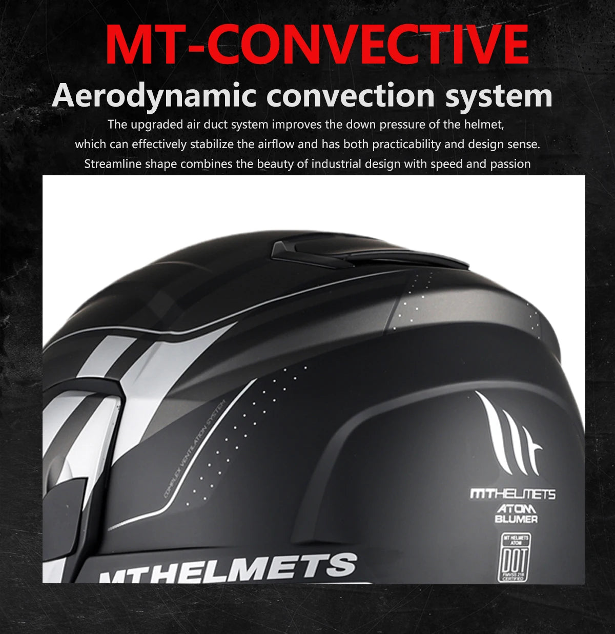New Arrival Motorcycle Flip-Up Helmets Atom Sv Dual Lens Off Road 4 Seasons Helmets Color Options M-4Xl