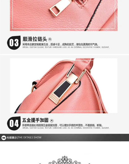2024 Fashion Soft Leather Luxury Designer Handbag Large Capacity Women's Bag Women's One Shoulder Crossbody Bag Bolsas De Mujer