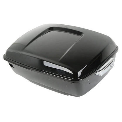 Black King Trunk W/ Black Latch Fit For Harley  Electra Road Street Glide Road King 2014-2025 2018 2021 Motorcycle