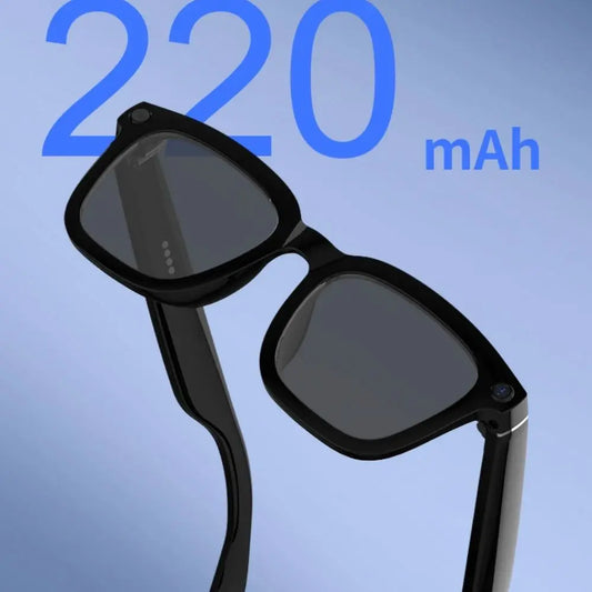 AI Smart Glasses Voice Assistant Translation 500W 1080P Camera Bluetooth Call Outdoor Sports Headsets Sunglasses For Men Women