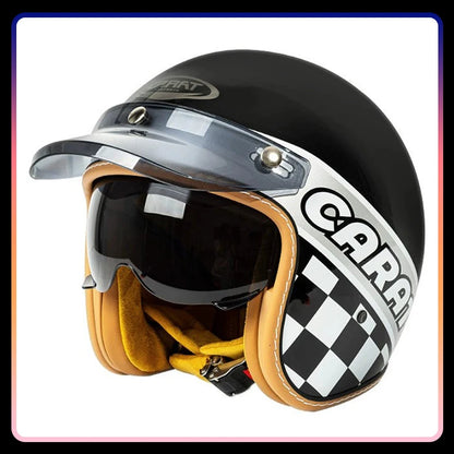Jet Helmet Men Women Open Face Motorcycle Helmets DOT Approved Capacete De Moto ABS Material Moto Equipments ECE Certified