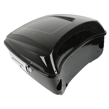 Black King Trunk W/ Black Latch Fit For Harley  Electra Road Street Glide Road King 2014-2025 2018 2021 Motorcycle