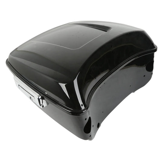 Black King Trunk W/ Black Latch Fit For Harley  Electra Road Street Glide Road King 2014-2025 2018 2021 Motorcycle