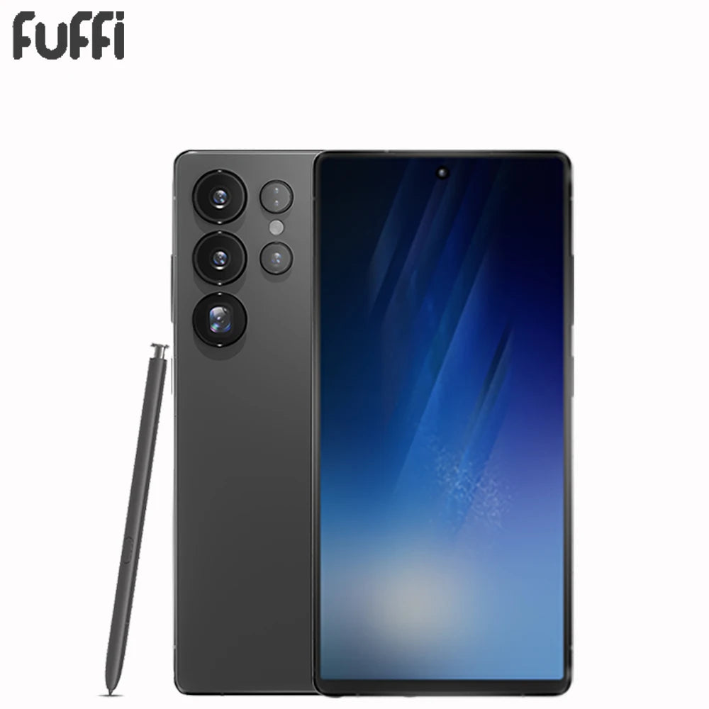 FUFFI Global Vision S26 Pro Smartphone Android 8GB RAM 512GB ROM 6.8 Inch Phone 1920x1080HD 24MP+48MP 5G Network Mobile Phones