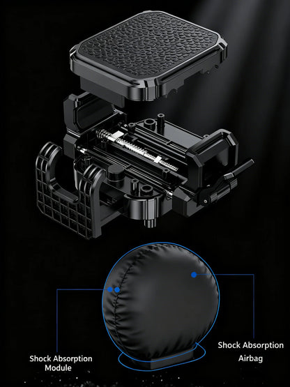 Motorcycle Riding Shock-Absorbing Phone Holder Adjustable Anti-Theft Quick Release Navigation Bracket with Mountain/Road Bicycle
