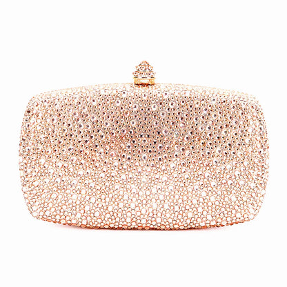 Evening Clutch Bags Green Bridal Clutches Bags Crystal Bridal Stones Purse Lady  Party Wedding Rhinestone Women Shoulder Handbag