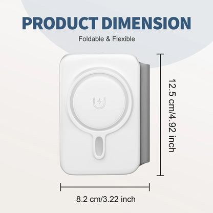 15W Magnetic 3 in 1 Wireless Charger Station Foldable Fast Charging  Type-C For iPhone 17 16 15 14 Xiaomi SAMSUNG iWatch AirPods