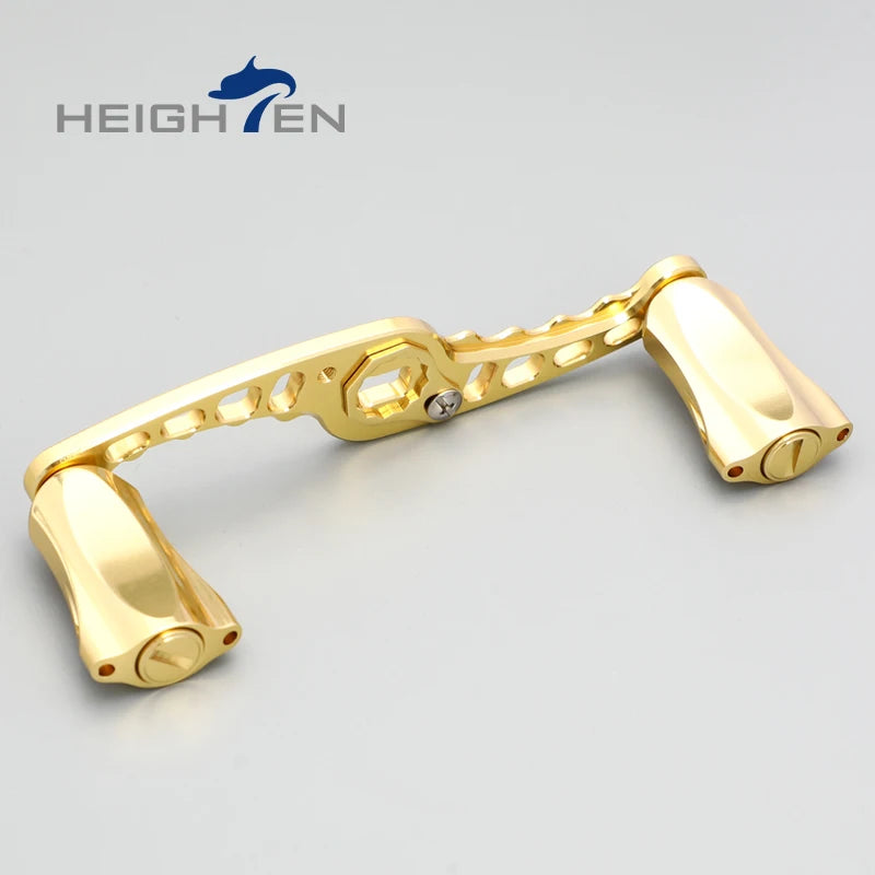 HEIGHTEN Baitcasting Reel Mod Kit Double Handle Center Distance 95mm +Diameter 21mm Knobs Lure Fishing Modification Accessories