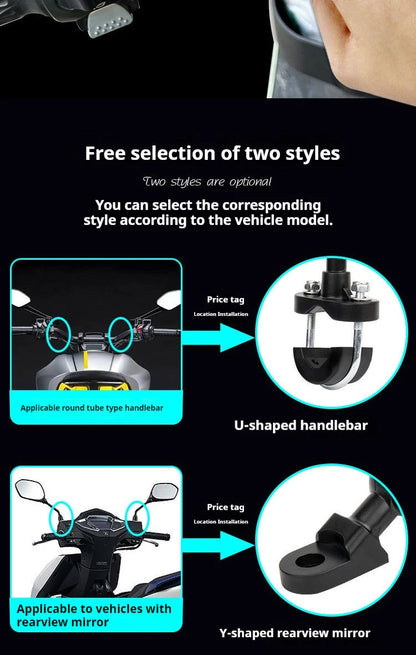 Motorcycle shock-absorbing shock-proof mobile phone holder electric vehicle riding smart phone with shock absorber shock-proof