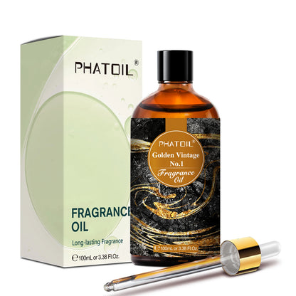 PHATOIL 100ML with Dropper Fragrance Oil For Diffuser Fruit Carnival Almond Vanilla Golden Vintage No.1 Lucifer's Letter Oils