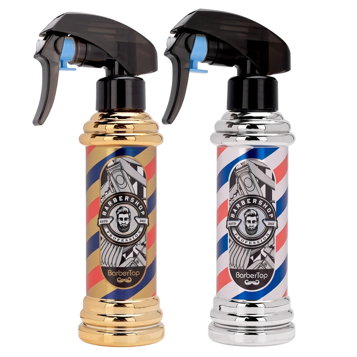 Retro Hairdressing Spray Bottle Refillable Bottles Continuous Mist Watering Can Portable Salon Barber Water Sprayer