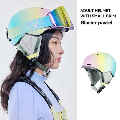 VECTOR Ski Helmet Safety Integrally-Molded Snowboard Helmet Motorcycle RemovableSkiing Snow Husband Men Women Child Kids