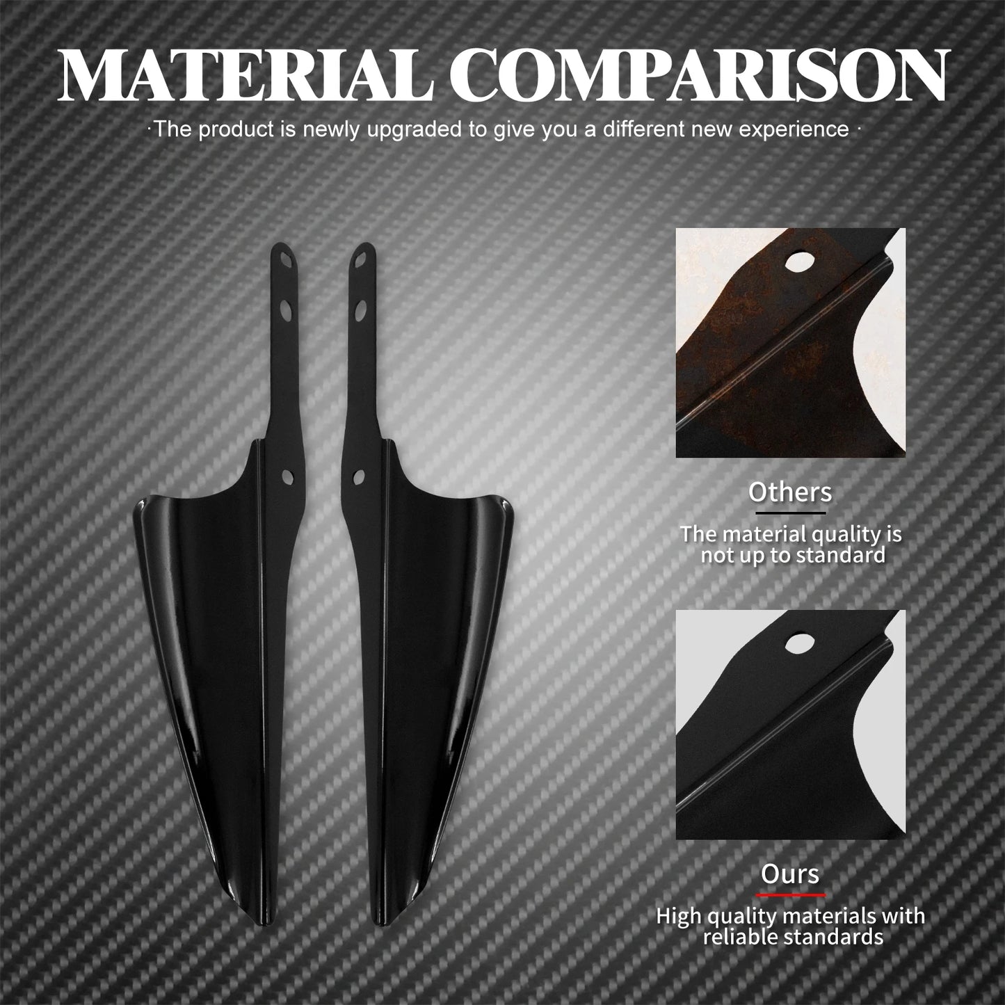 Motorcycle Front Fork Windscreen Deflectors Wind Mount Fairing For Harley Touring Electra Glide FLTX FLHXS Road King FLHR 95-22