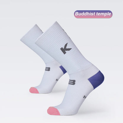 INBIKE Professional MTB Cycling Socks for Men Compression Bicycle Riding Socks Bike Stockings Man Soccer Sports Running Socks