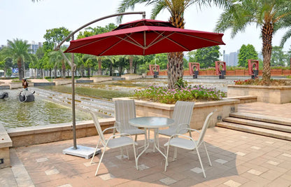 High Quality 3m Outdoor Garden Patio Parasol Sun Shade Banana Shape Cantilever Yard Banana Umbrellas