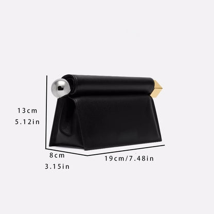 A New Luxury, Fashionable and Niche Rolled-up Clutch Bag for Women, A Versatile Folding Chain Single-shoulder Crossbody Bag