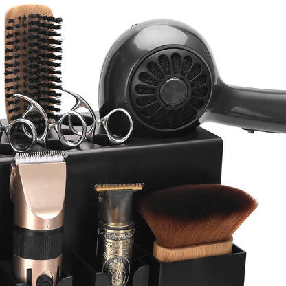 Hair Styling Tools Storage Box For Beauty Scissors Electric Clipper Comb Rack Salon Hairdressing Holder Desktop Case