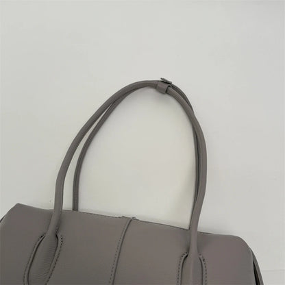 MOODS Retro Underarm Shoulder Bags For Women PU Leather Pure Color Commute Satchel Bag 2025 Winter New Luxury Designer Handbags