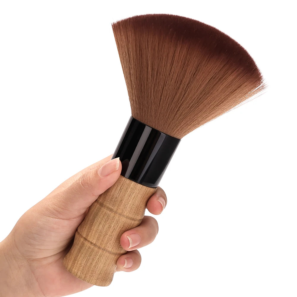 Barbertop Soft Hairdressing Brush Neck Face Duster for Barbers Salon Stylist Hair Cutting Cleaning Tool Accessory