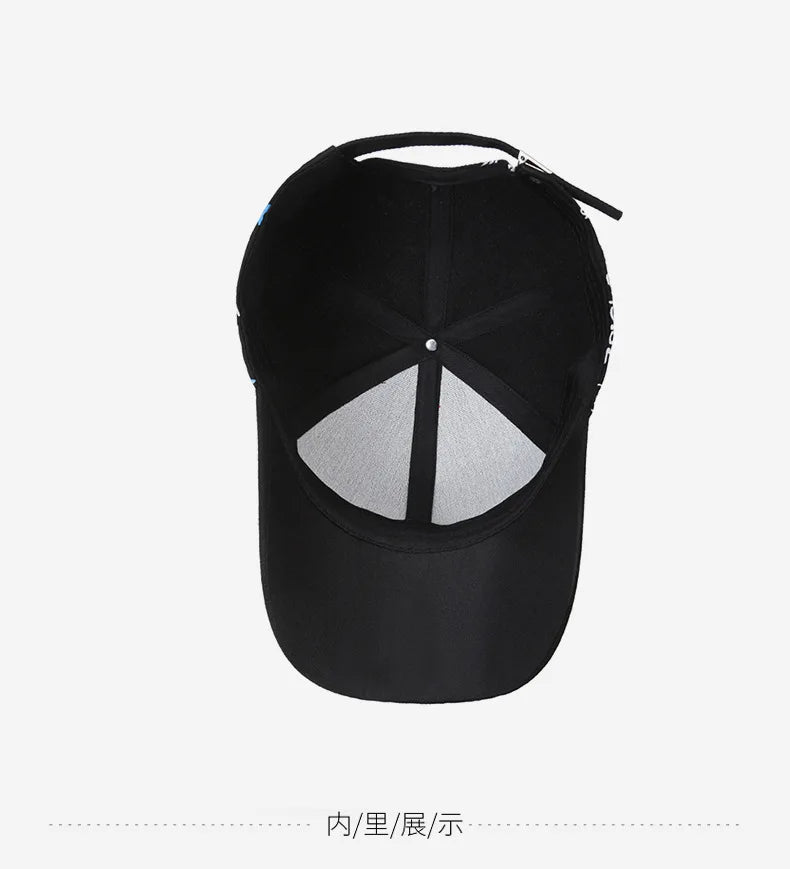 Fashion Hip Hop Baseball Cap personality Finger Embroidery Trucker Caps Cotton Snapback hat Outdoor Sun Hats sports leisure Cap