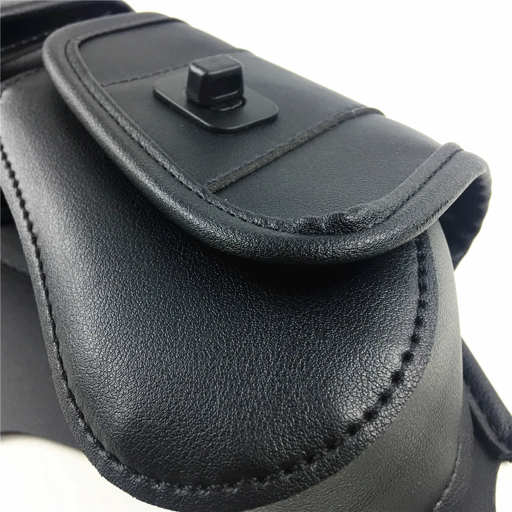 Motorcycle Windshield Bag Fairing Pouch 3 Pocket For Harley Electra Glide Street Glide Ultra Limited Tri Glide 1996-2013