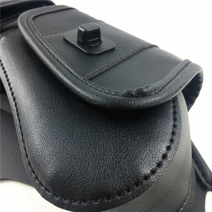 Motorcycle Windshield Bag Fairing Pouch 3 Pocket For Harley Electra Glide Street Glide Ultra Limited Tri Glide 1996-2013