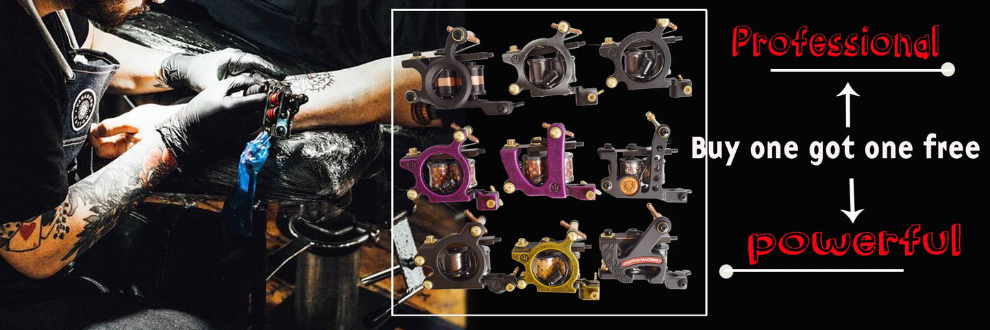 Special Price Handmade Tattoo Gun Wraps Coils Iron Frame Tattoo Machine Liner&Shader Beginner Tatu Gun For Tattoo Artist