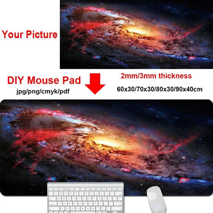 Mouse Pad Music Radio Dj Panel Gamer printon demand Custom Computer MousePad Natural Rubber Office Soft PC Accessory Desktop Pad