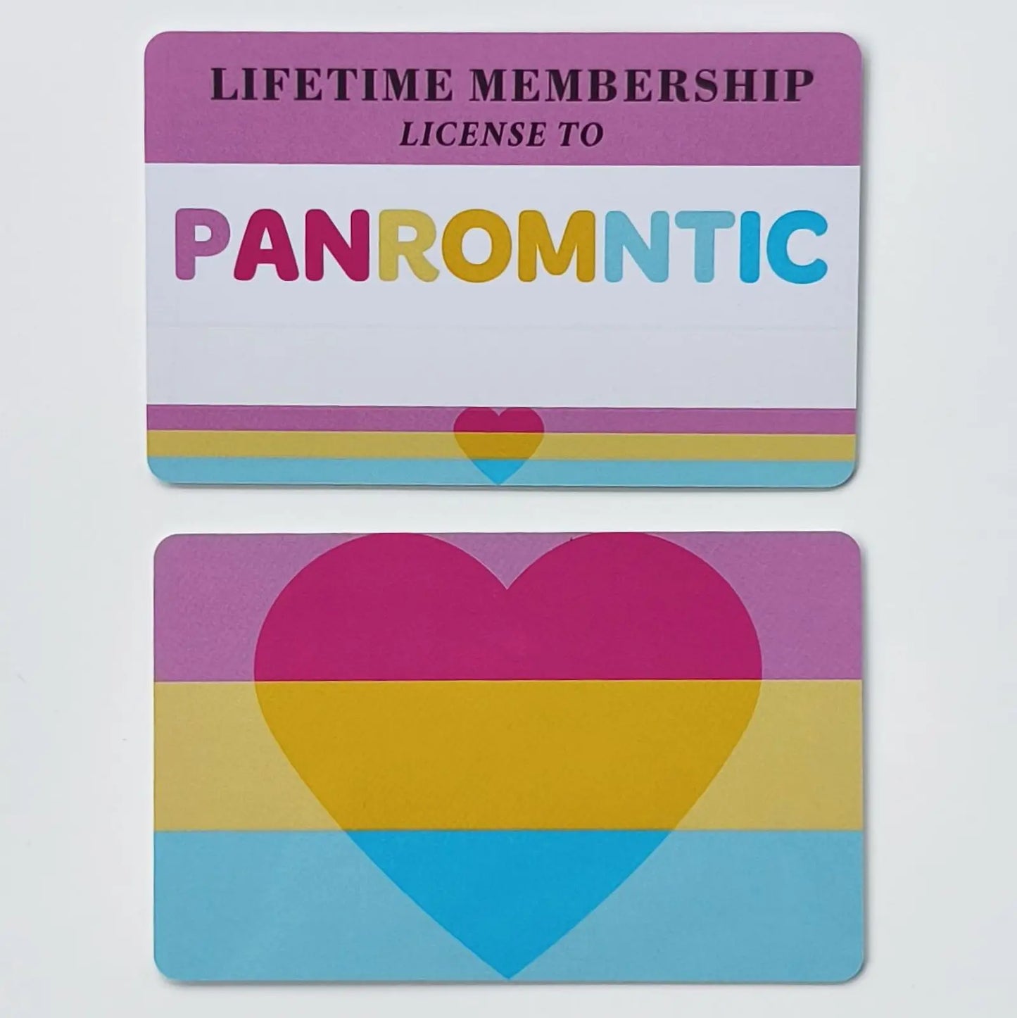 Writable LGBTQIA Identity Card LGBT Pride Cards Lifetime Membership Card perfect rainbow community gift