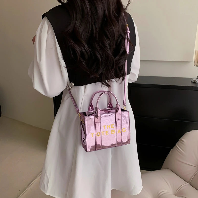 The Tote Bags For Women Crossbody Female Handbag New Solid Words Lette Leisure Large Bag Luxury Fashion Bag designer Bag for PU