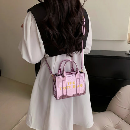 The Tote Bags For Women Crossbody Female Handbag New Solid Words Lette Leisure Large Bag Luxury Fashion Bag designer Bag for PU