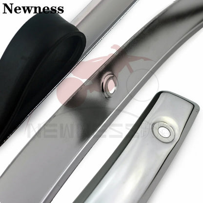 Motorcycle Windshield Windscreen Trim Steel Black/Chrome For Harley Touring 1996 2014-2019 Electra Glide Street Glide FLHX FLHTC