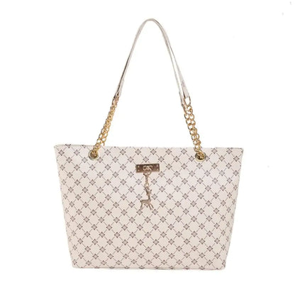 Women Luxury Design Tote Bag  Large Capacity Handbag Fashion Printing Shoulder Bag Trendy New Shopping Bag Purse