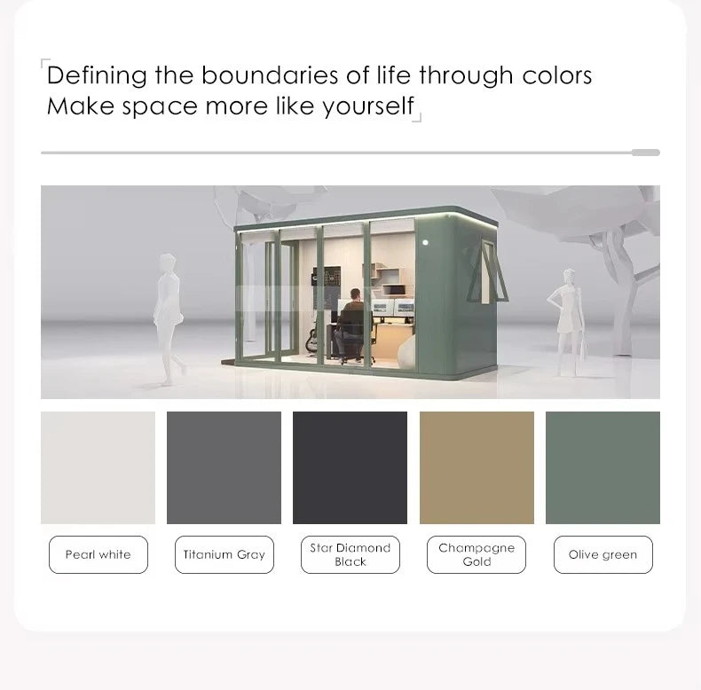 Any Size Custom Easy DIY Assembly Glass Yoga Room Garden Outdoor Mobile House Multi Functional Fitness Leisure Private Space