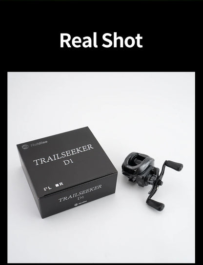 Huidiao TRAILSEEKER D1 Ultralight DC Baitcasting Reel 155g BFS Baitcaster 7.2:1 Zero Backlash 5+1BB for Bass Finesse Fishing