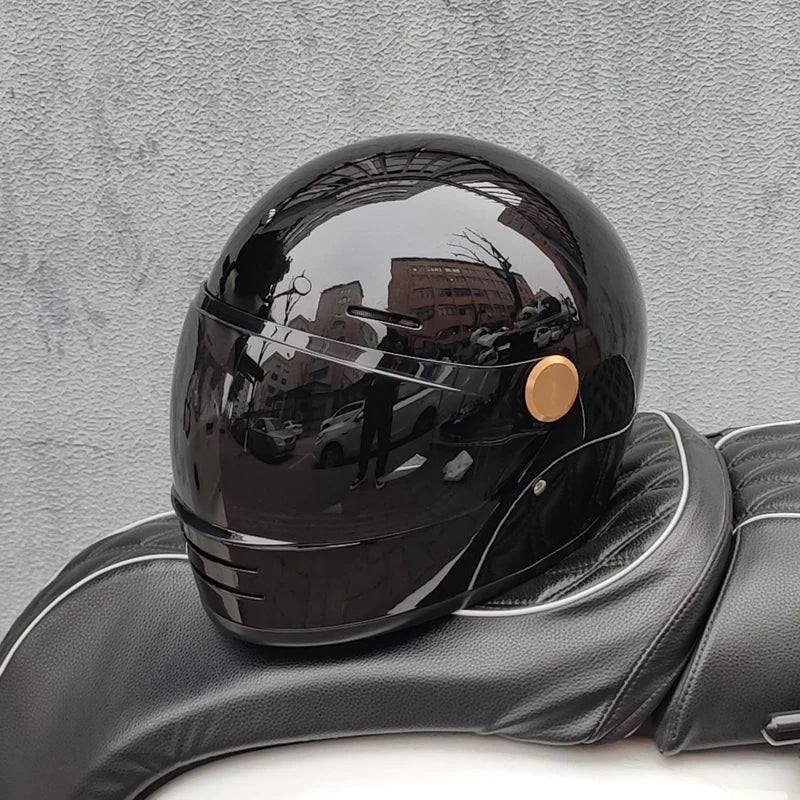 ORZ-806 Motorcycle helmet retro cruise motorcycle full helmet personalized lens ABS material