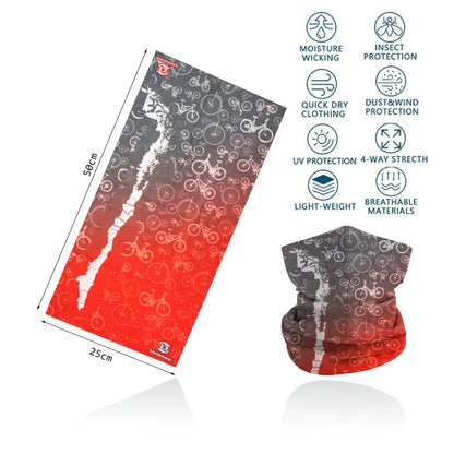 Motorcycling Running Outdoor Sports Face Bandanas Men Neck Warm Gaiter Women Headscarf UV Protection Seamless Tube Face Shield