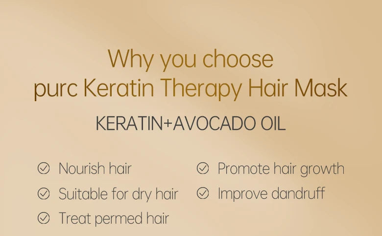 PURC Argan Oil Hair Mask Repair Damaged Frizz Masks Nourishing Smoothing Magic Hair Treatment Conditioner Hair Care
