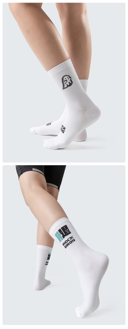 ROCKBROS Cycling Socks Breathable nylon Non-damp Socks Skin-friendly Bike Sport Socks Outdoor Moisture-absorbing Socks